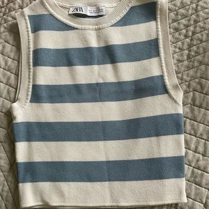 Zara stripe knit tank